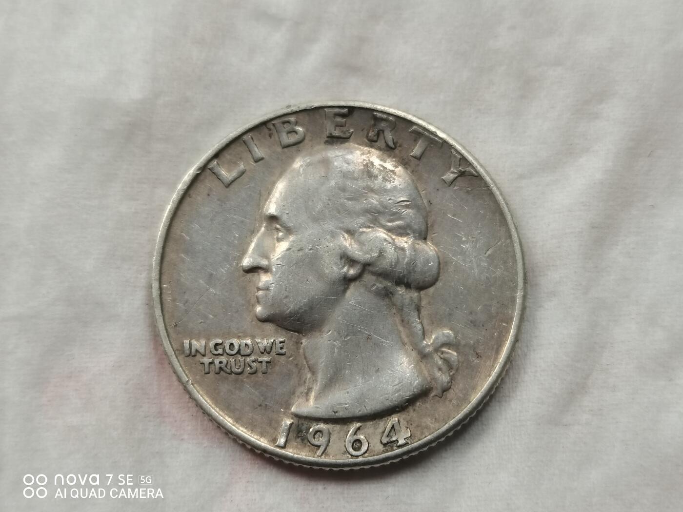 外国银币 64年美国银币