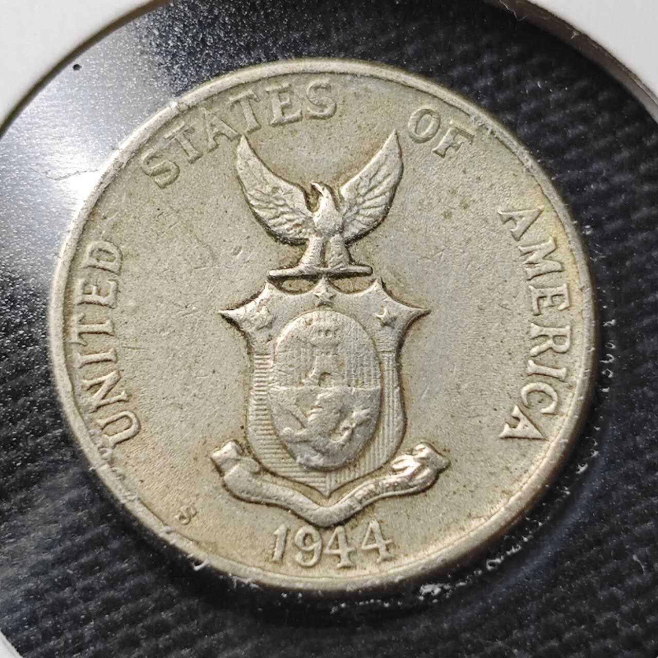 KK钱币收藏小铺  第362场  2月预留时间 周末发货  1944美属菲律宾5分