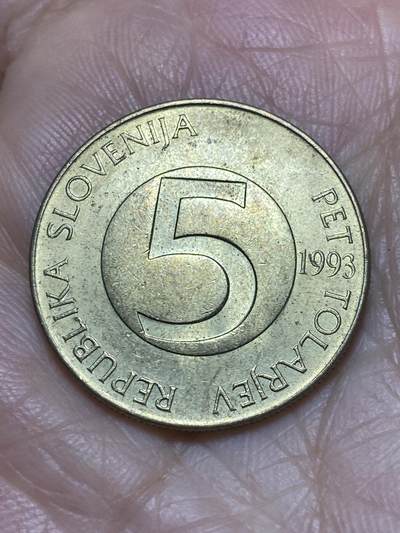 2025年第一百二十一场(总第一百四十七场）外国好品散币(免佣金) - 斯洛文尼亚🇸🇮1993年5托拉尔
