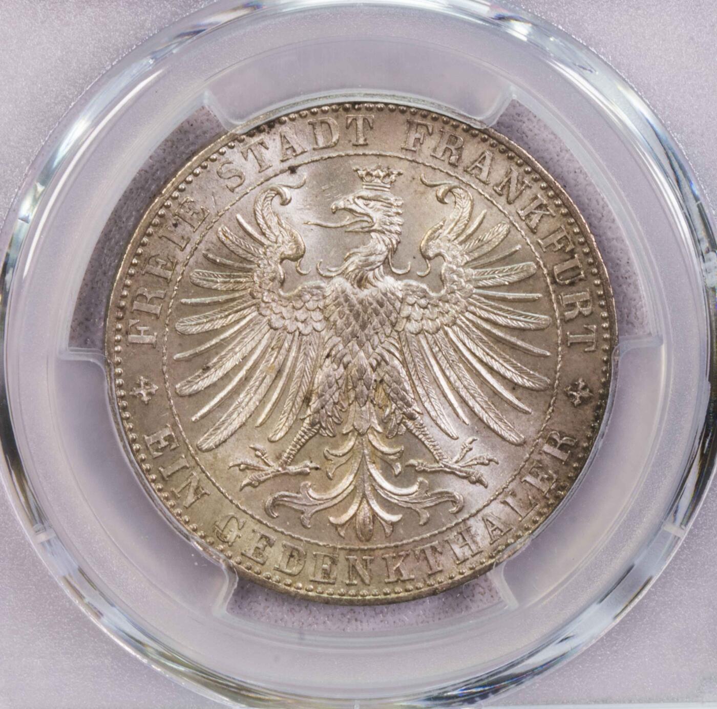 PCGS-MS64 1863法兰克福王子会议泰勒 BU