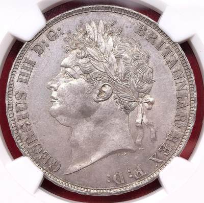 凡希社世界钱币微拍第三百十三期 - 荐！1821英国乔四马剑大银NGC-MS63，欧陆灰彩标准器，淡雅迷人，乔四马剑好状态的不多，这颗足以传世。