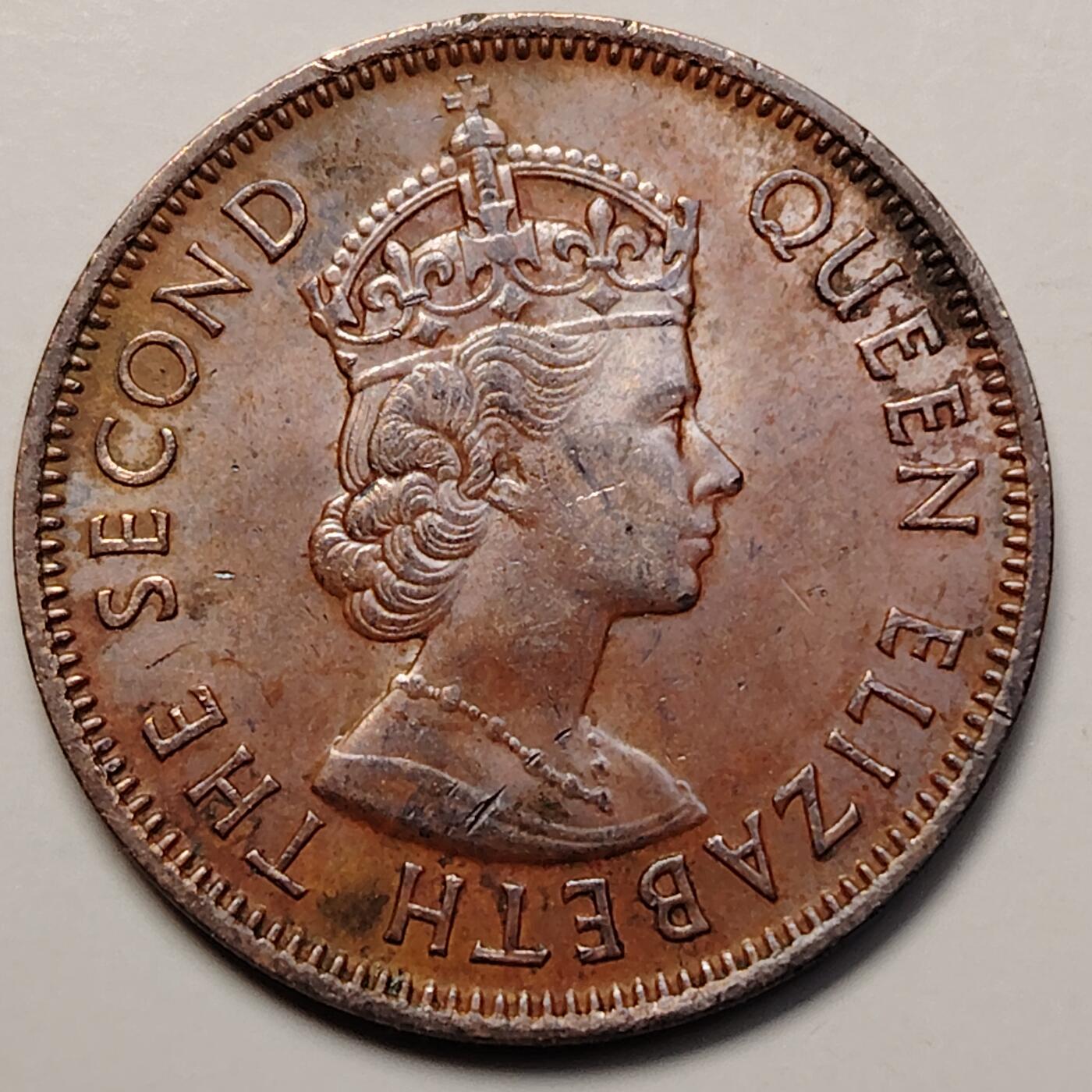 布加迪🐬～世界钱币(上海)🌾第 256 期 /  各国套币和散币 加勒比国家 1965年 1分