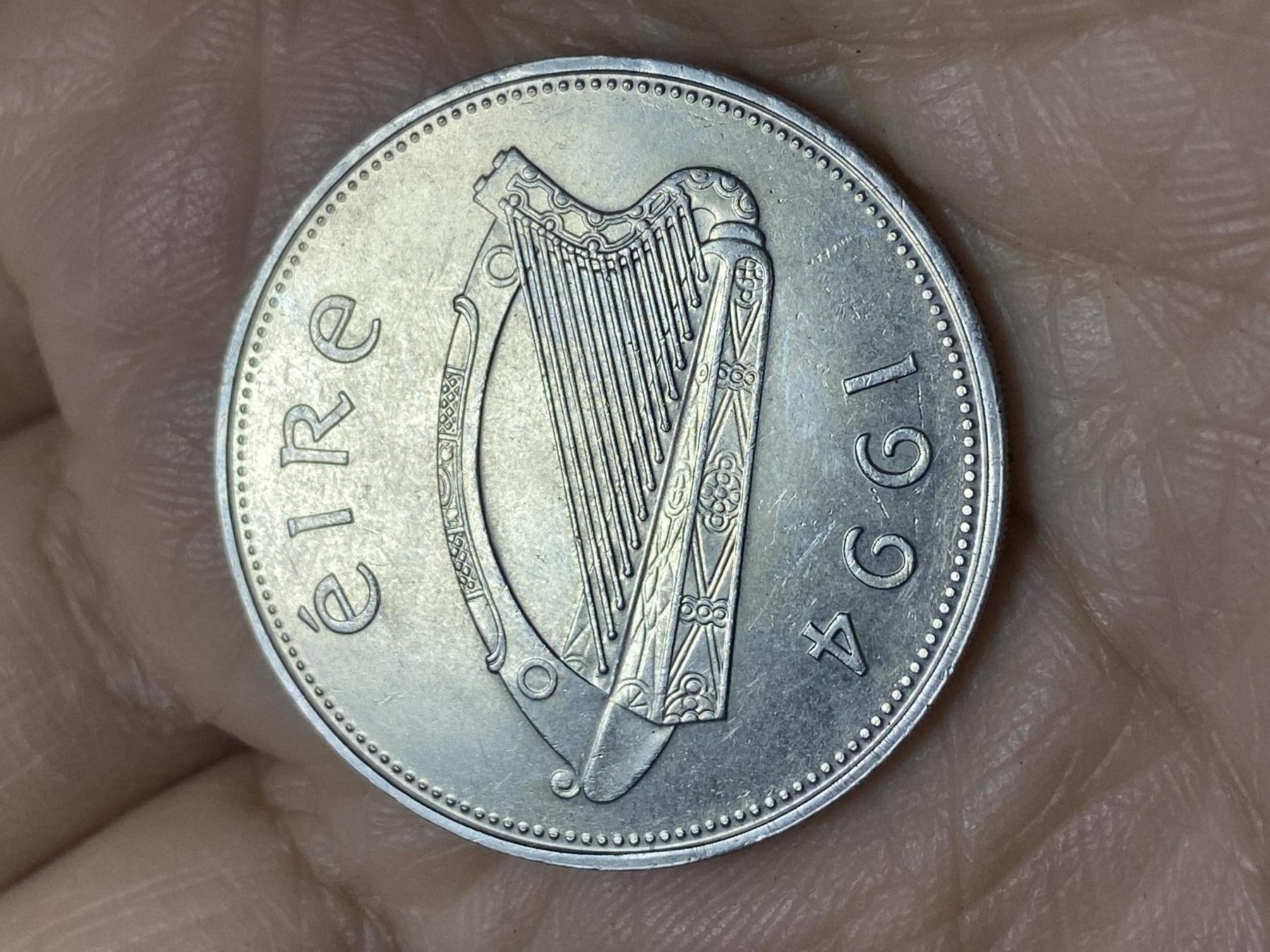 2025年第一百二十一场(总第一百四十七场）外国好品散币(免佣金) 好品–爱尔兰🇮🇪1994年1镑(共和国时期第二套)