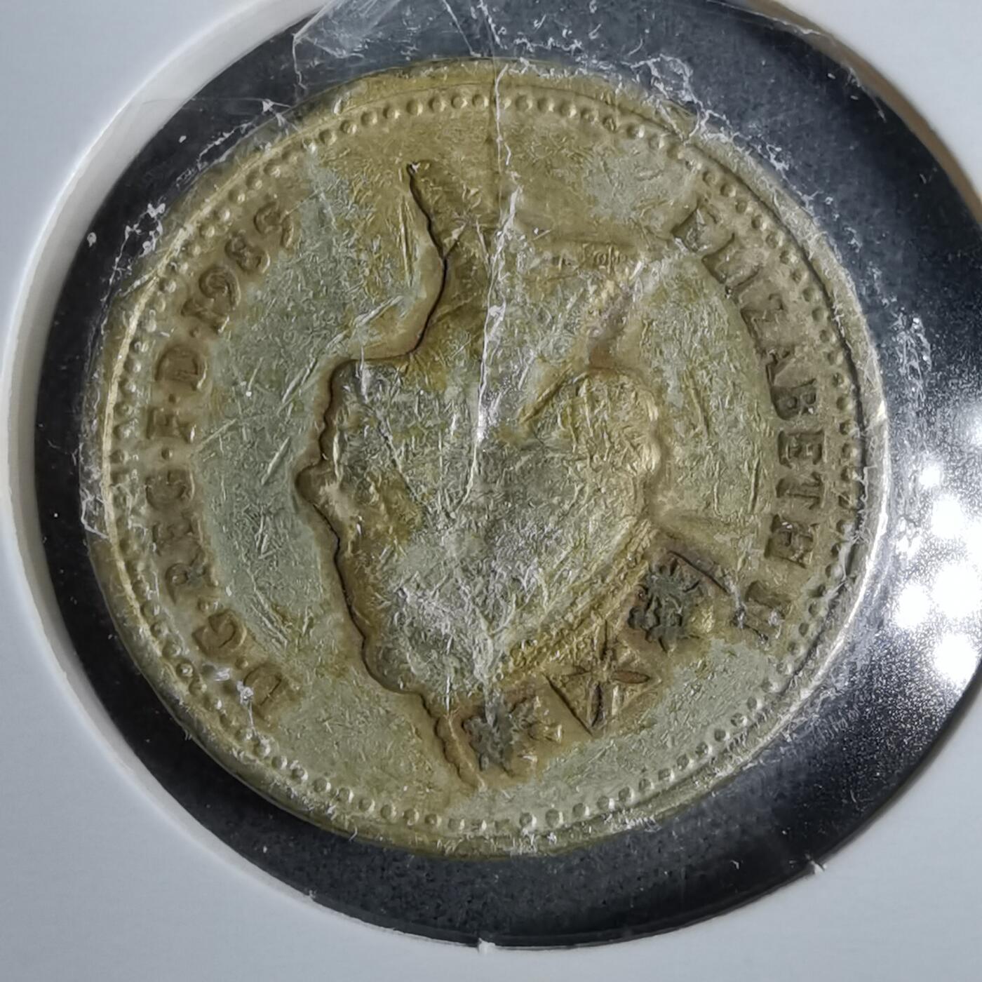 沼泽如烟--第889场 英国1985年1磅