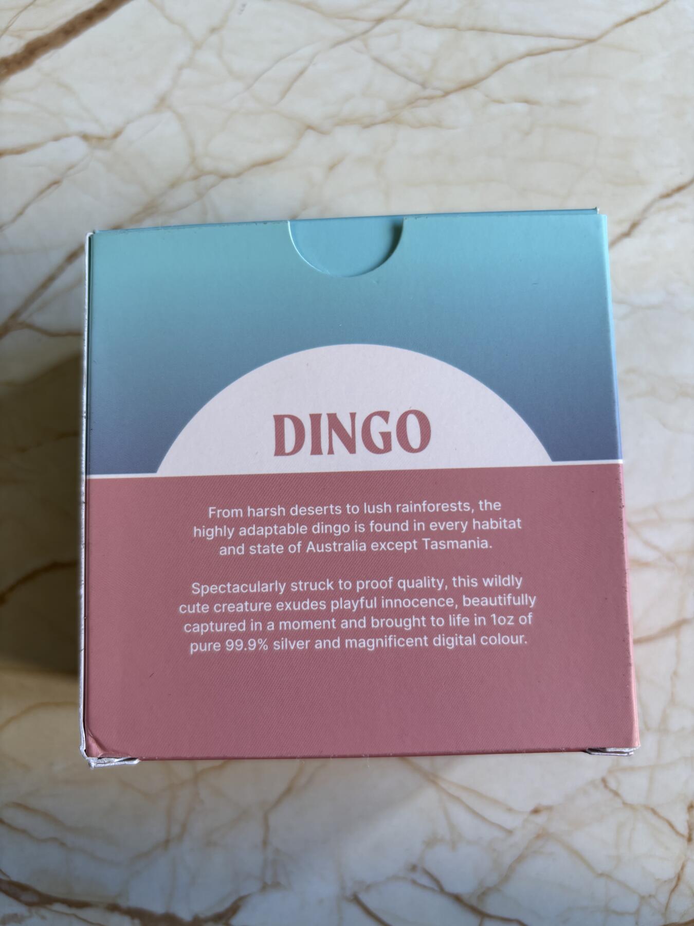 第180期拍卖【长期征集拍品】【北京币展专场】 纽埃2024年澳洲狗宝宝1盎司彩色精制纪念银币，9999银，发行1000枚