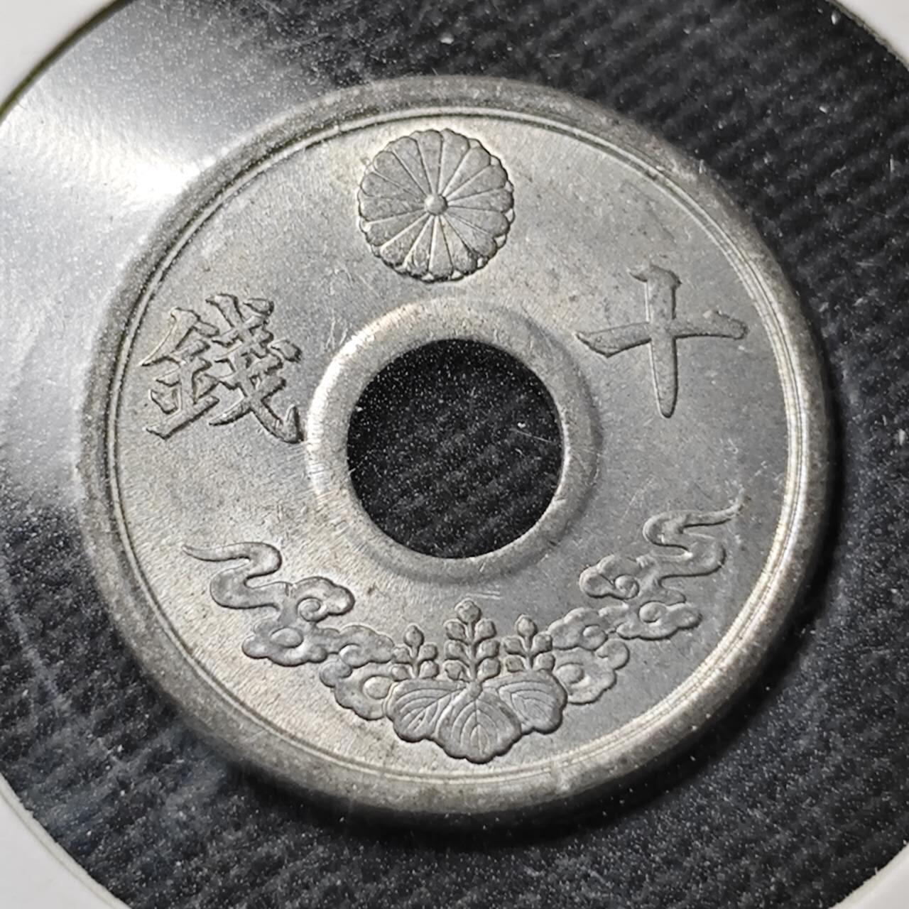 KK钱币收藏小铺  第363场  2月预留时间 周末发货  日本10钱锌币 好品