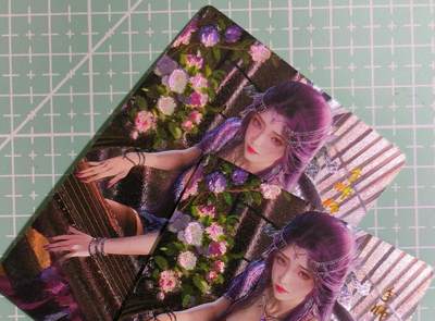 C先生卡牌 第15期 元集纪·刷子签·罐儿签·毒瘤签(持续收拍品中...) - 【粗闪】星宿卡牌《玄媚鉴》李师师 双服饰