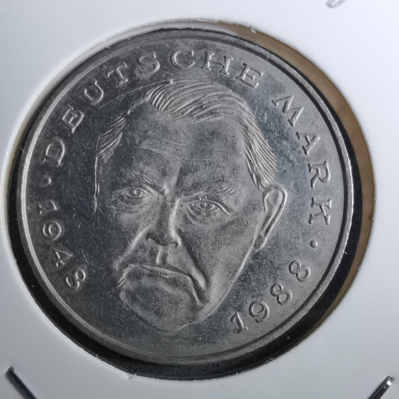 沼泽如烟--第888场 德国1988年2马克