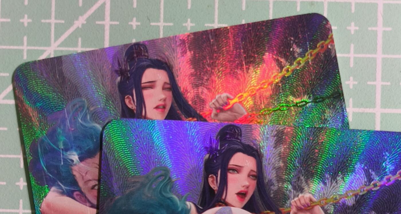 C先生卡牌 第15期 元集纪·刷子签·罐儿签·毒瘤签(持续收拍品中...) 【彩闪】嘎嘎鸭《断头台》双服饰 艺术卡