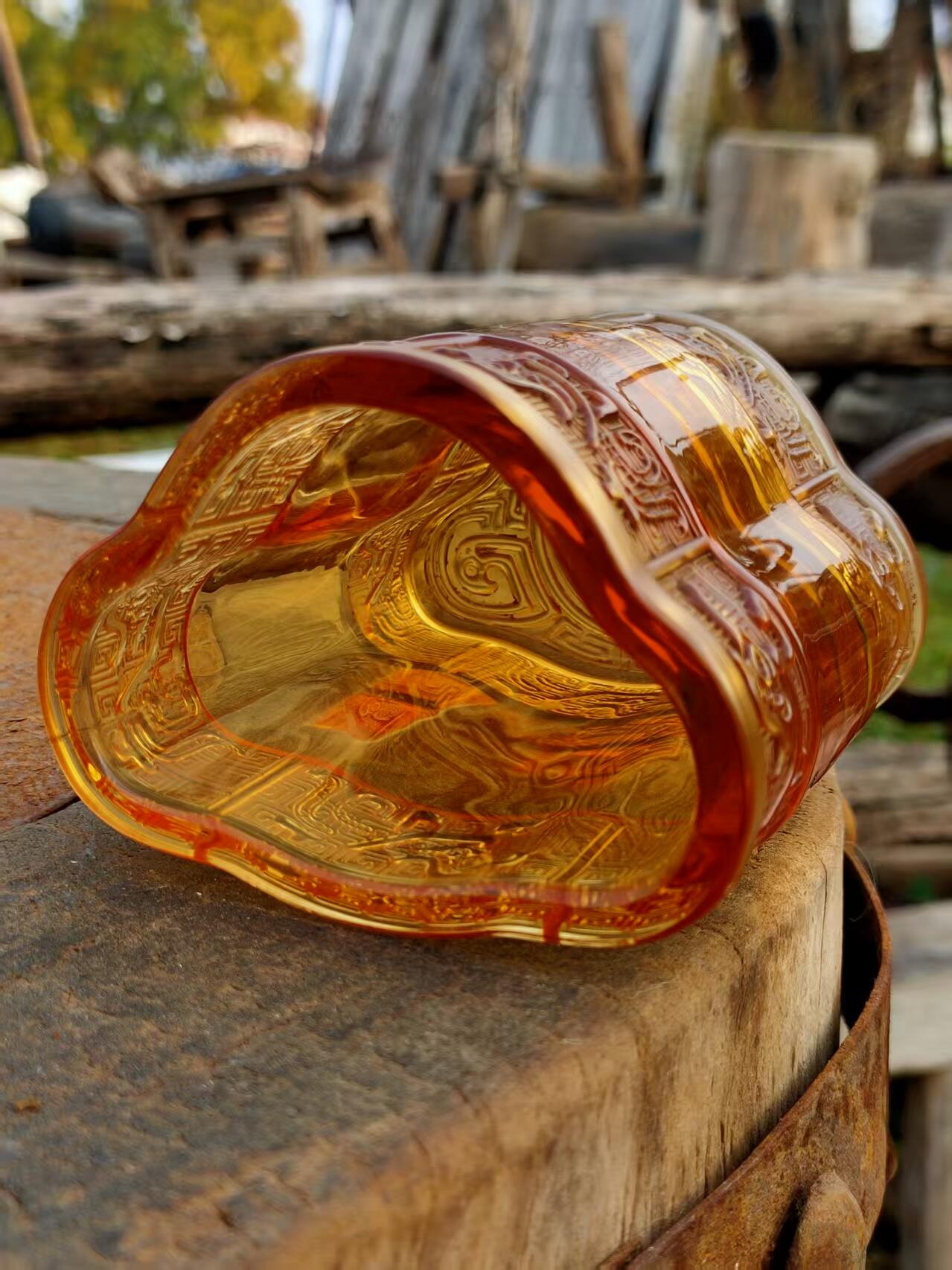 老琉璃笔筒  全品