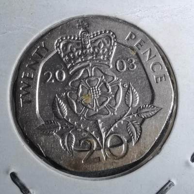 沼泽如烟--第888场 - 英国2003年20便士