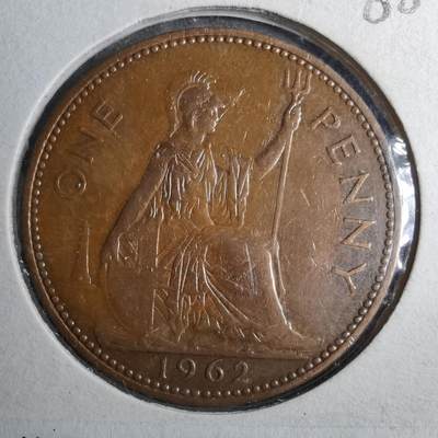 沼泽如烟--第888场 - 英国1962年1便士