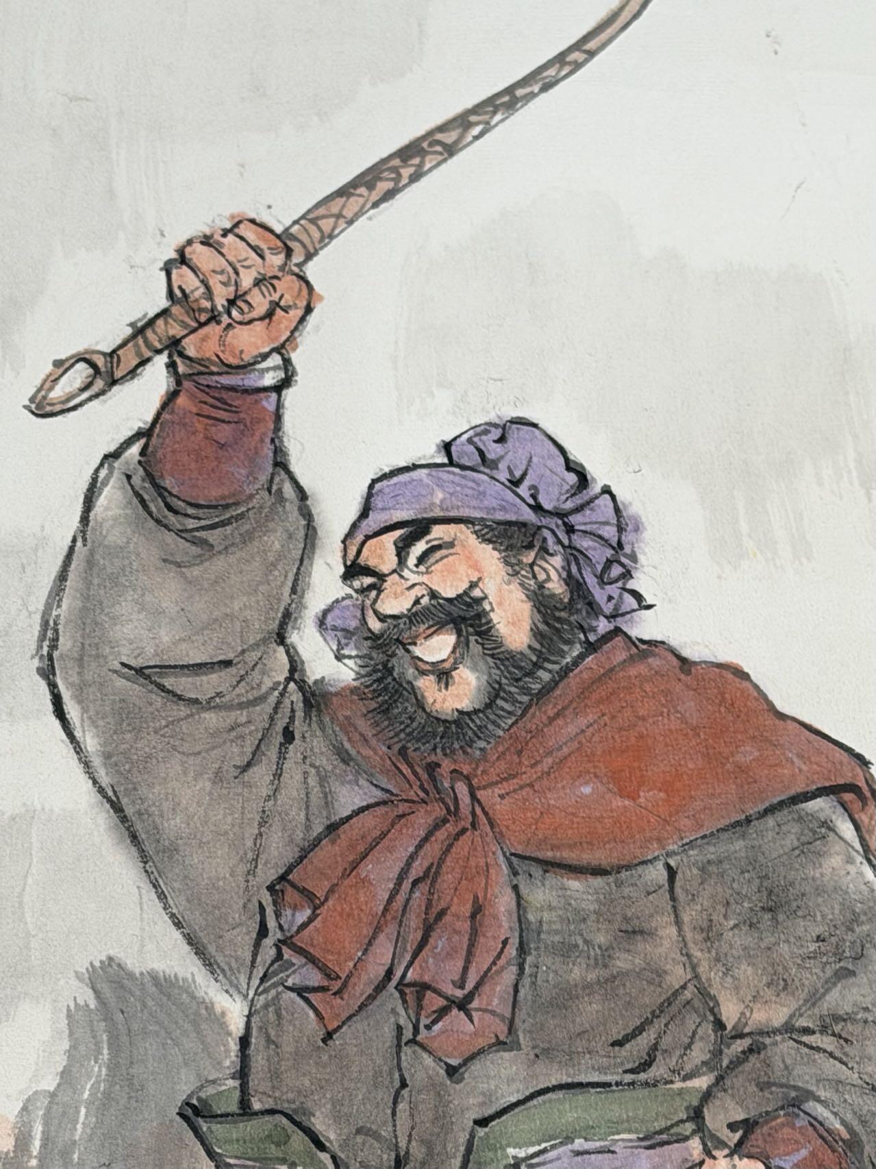 大连首届红藏暨第十一届全国连交会 连环画拍卖 2025 王新国手绘画 马到成功五虎图