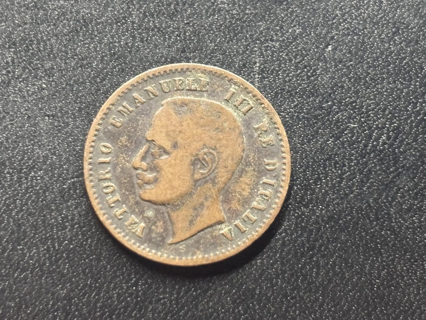 邮泉阁限时拍卖第三十四场 圣马力诺、梵蒂冈、意大利硬币专场（硬币在国外。请付邮费6元。） 意大利王国维克托·伊曼纽尔三世1905年2分