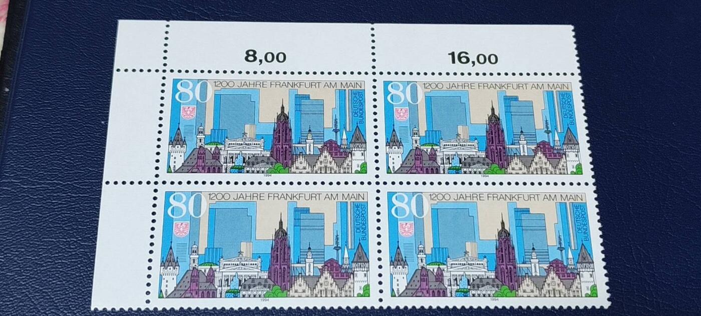 德国邮票专场，都是四方联