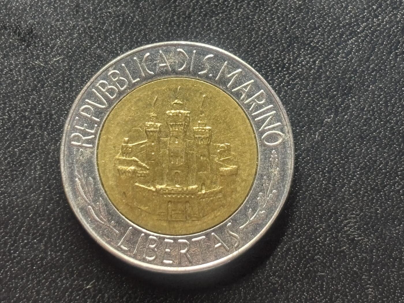 邮泉阁限时拍卖第三十四场 圣马力诺、梵蒂冈、意大利硬币专场（硬币在国外。请付邮费6元。） 圣马力诺1984年500里拉