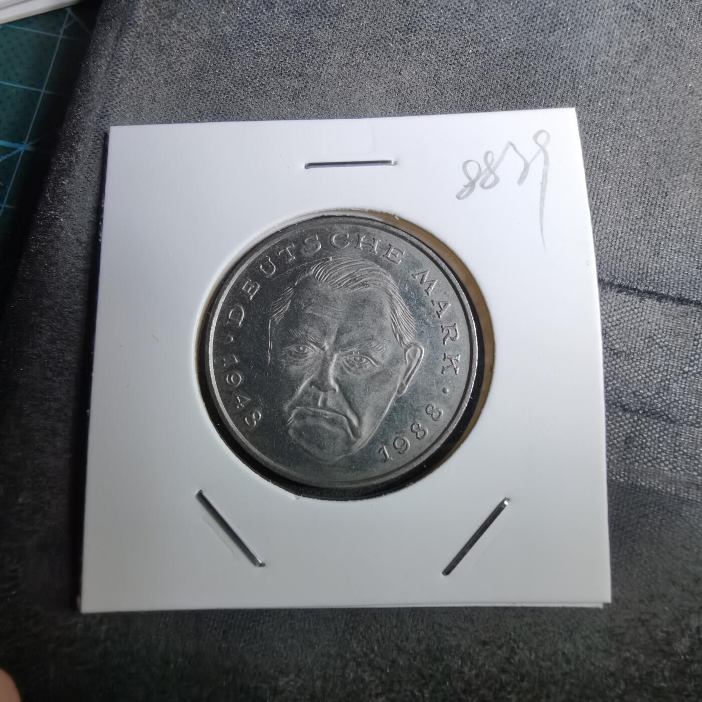 沼泽如烟--第888场 德国1988年2马克