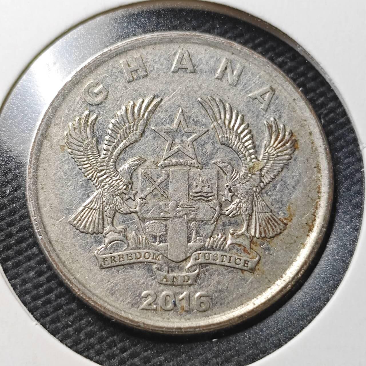 KK钱币收藏小铺  第362场  2月预留时间 周末发货  2016加纳20分