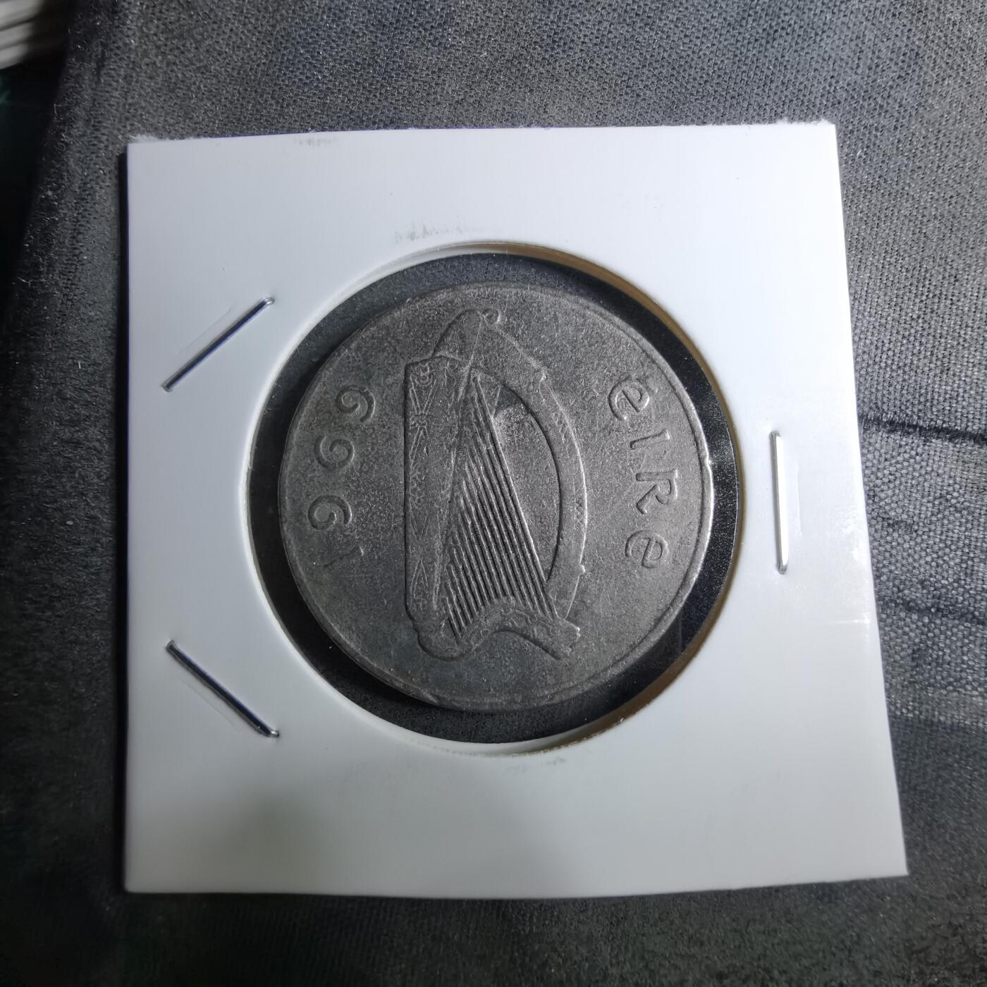 沼泽如烟--第888场 爱尔兰1969年10便士