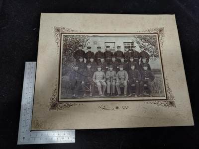 0元起拍勋章 第307期 咸鱼国勋章拍卖专场 11月5日（周三）下午6：00开始 - 日本大正时期 大型陆军合影照片