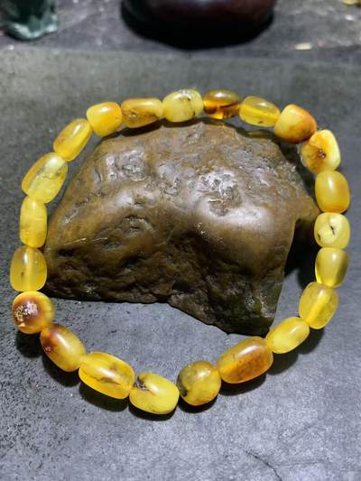 天然蜜蜡随形手串1条！ - 天然蜜蜡随形手串1条！