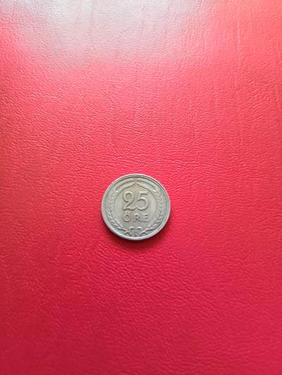 【云涧收藏】第七十六场 - 瑞典1946年25欧尔镍币