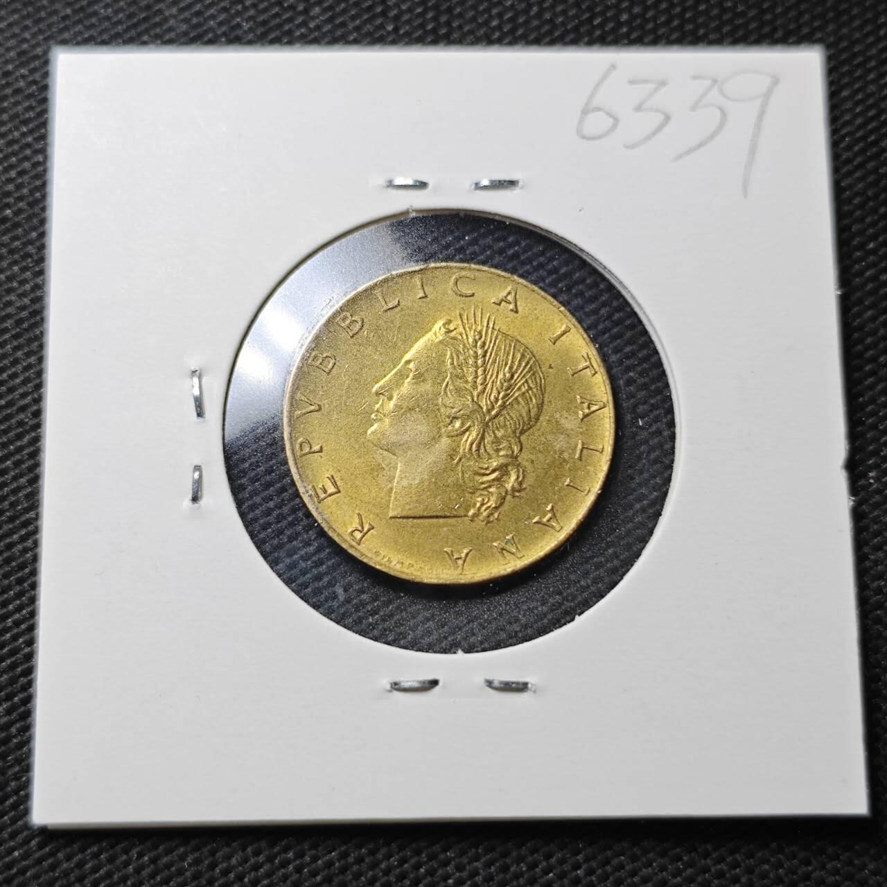 KK钱币收藏小铺  第363场  2月预留时间 周末发货  1980意大利20里拉