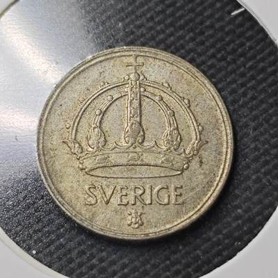 KK钱币收藏小铺  第363场  2月预留时间 周末发货 -  1945瑞典25欧尔银币