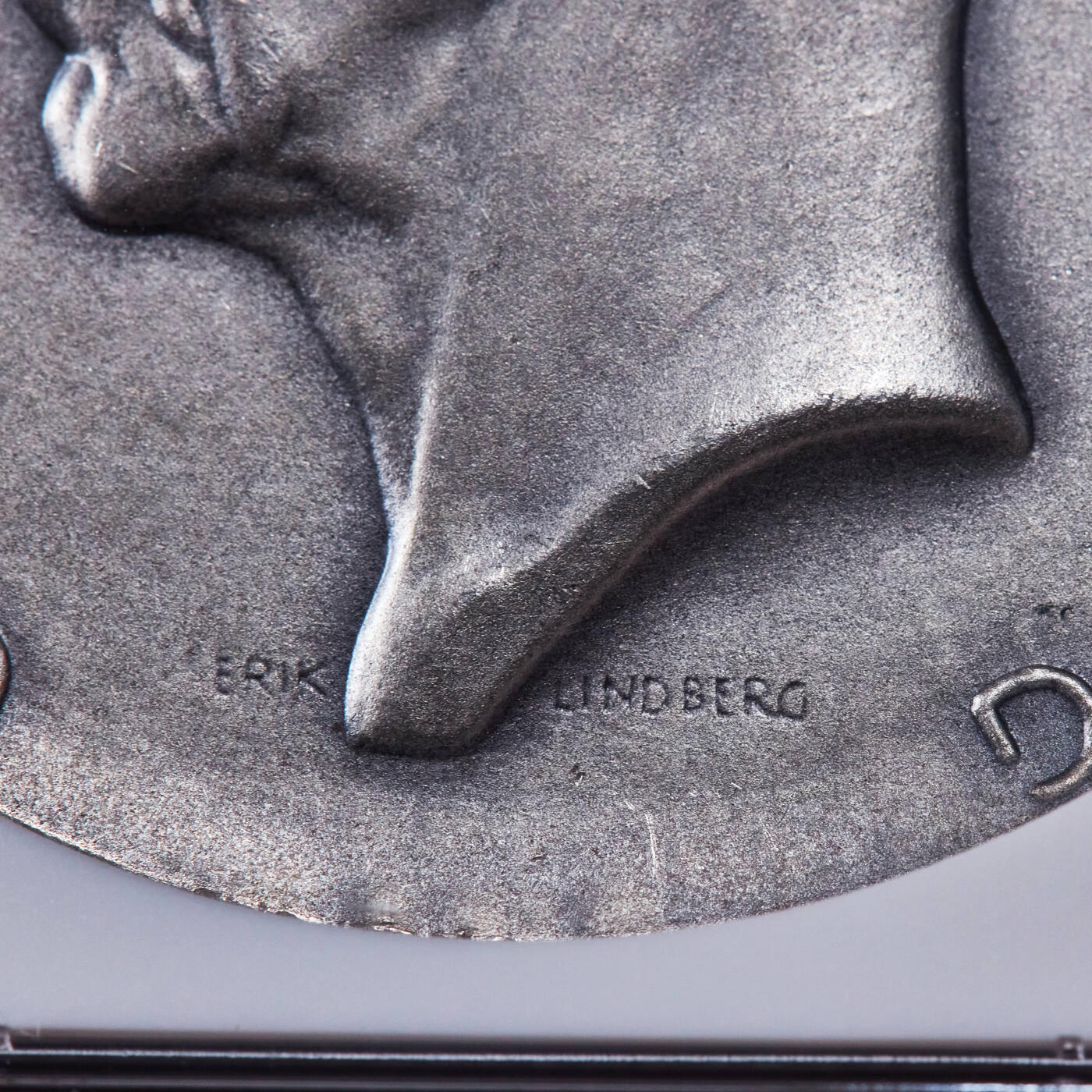 【俄甄集藏】2025年(044)11-12星期三晚 19:30 全场包邮 瑞典1944年古斯塔夫五世头像国立农业协会纪念大银章，NGC MS64，磨砂底板，名家林德伯格作品，加厚盒