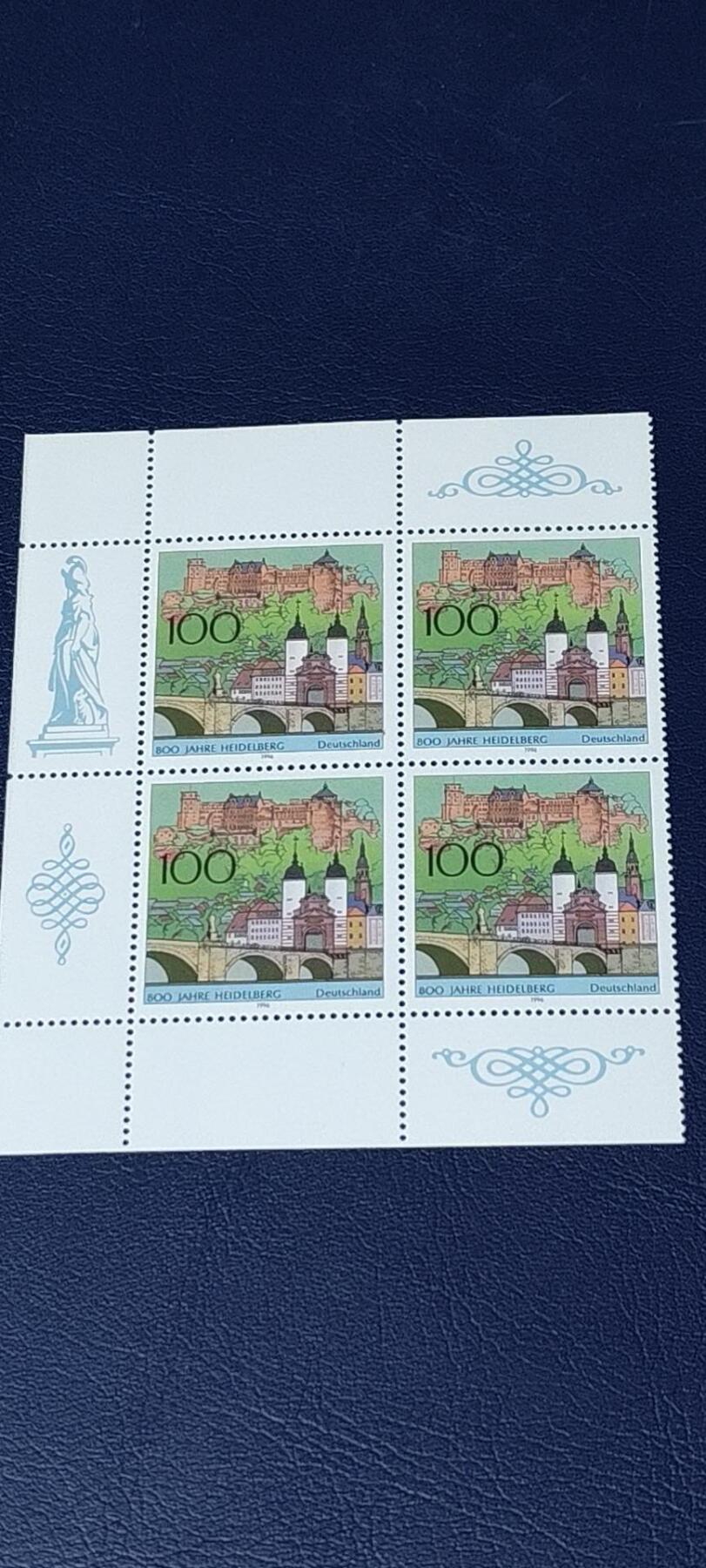 德国邮票专场，都是四方联