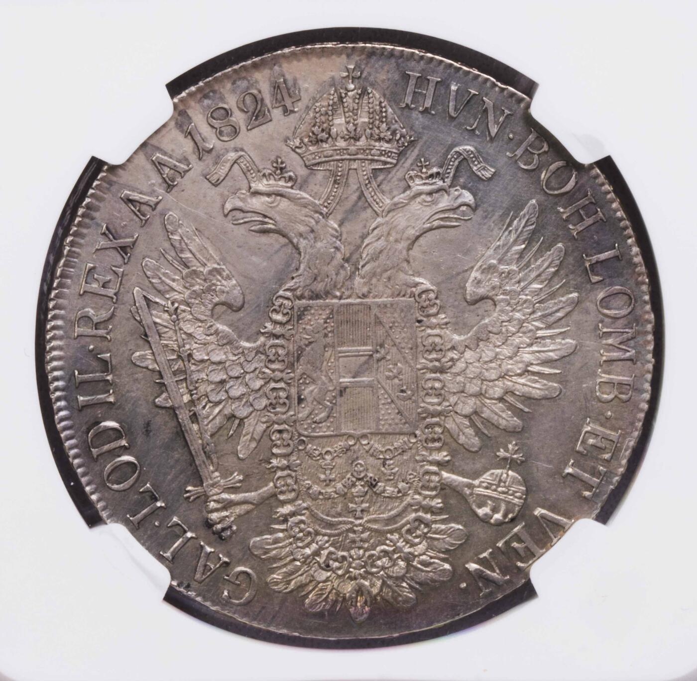 NGC-MS61 1824奥匈帝国弗朗茨一世泰勒大银币