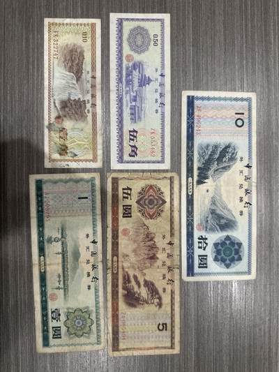杂币连体钞 - 人民币兑换流通品