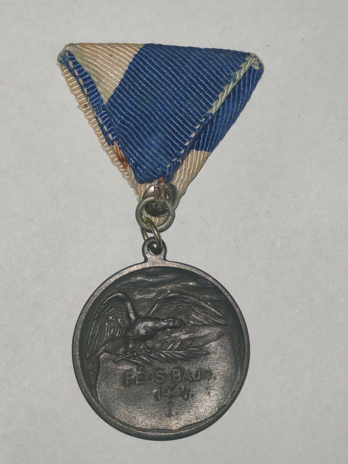 韵星假日精品2025秋季军品类拍卖会-- Rimey Holidays Boutique 2025 Autumn Militaria Sale 匈牙利第二共和国（1946-1948）体育部为体育事业贡献奖章 实发刻字