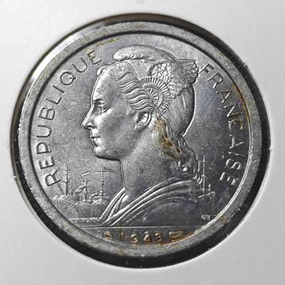 KK钱币收藏小铺  第362场  2月预留时间 周末发货 -  1948法属留尼旺