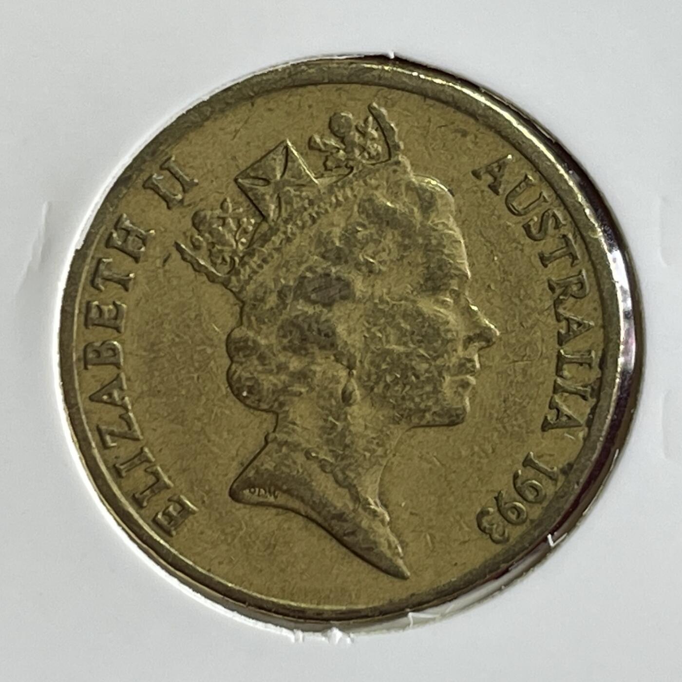 【澳大利亚硬币】限时专场 爱护土地环境1993年 澳大利亚1澳元一枚