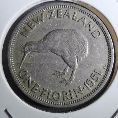 沼泽如烟--第888场 - 新西兰1951年1弗洛林