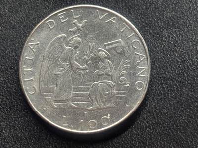 邮泉阁限时拍卖第三十四场 圣马力诺、梵蒂冈、意大利硬币专场（硬币在国外。请付邮费6元。） - 梵蒂冈教宗若望保禄二世1984年100里拉