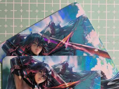 C先生卡牌 第15期 元集纪·刷子签·罐儿签·毒瘤签(持续收拍品中...) - 【彩闪】冰狗卡牌《三笠·阿克曼》双服饰 艺术卡