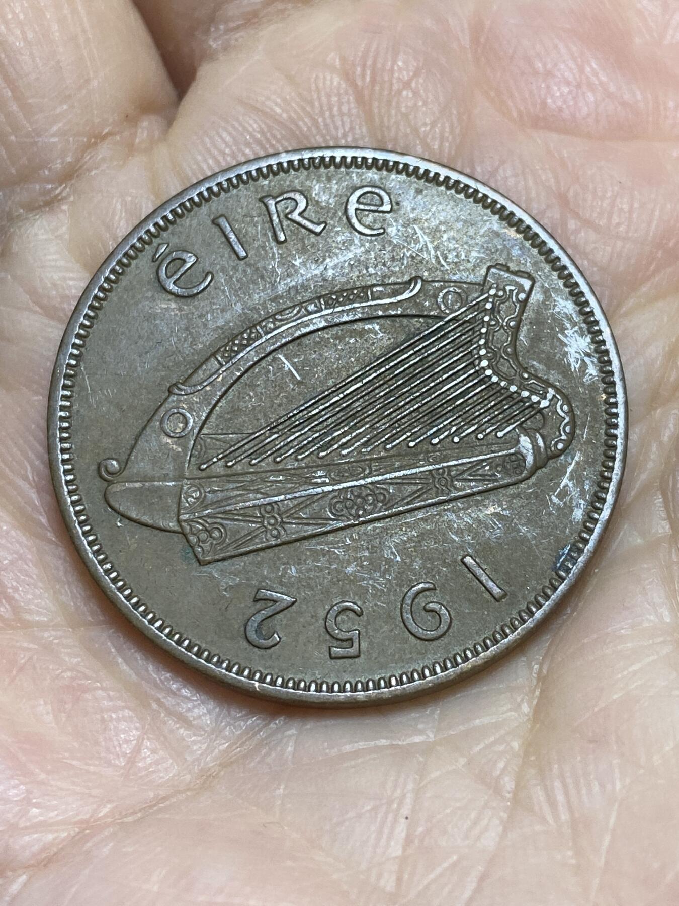 2025年第一百二十一场(总第一百四十七场）外国好品散币(免佣金) 爱尔兰🇮🇪1952年1便士(共和国时期第一套)