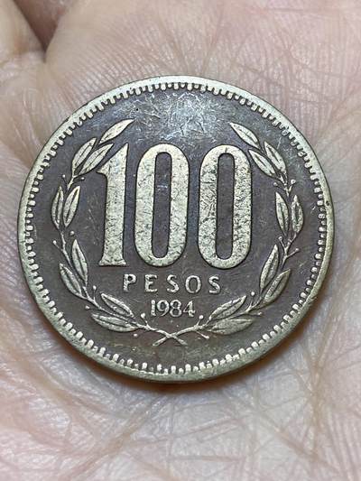 2025年第一百二十一场(总第一百四十七场）外国好品散币(免佣金) - 智利🇨🇱1984年100比索
