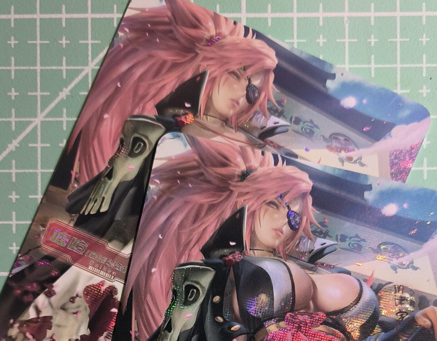 C先生卡牌 第15期 元集纪·刷子签·罐儿签·毒瘤签(持续收拍品中...) 【纱布闪】冰狗卡牌《梅喧》双服饰 艺术卡