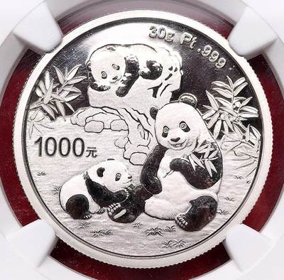 凡希社世界钱币微拍第三百十三期 - 荐！2025中国铂金熊猫1000元NGC-PF70UC，附原厂证书。铂金看涨，潜力不小。