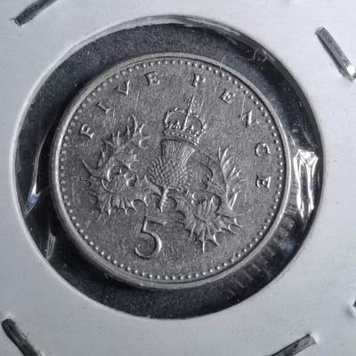 沼泽如烟--第888场 - 英国1998年5便士