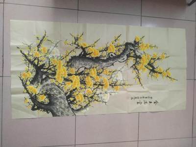 字画专场 - 邓慧老师 金玉满堂。纯手绘，140*70cm。