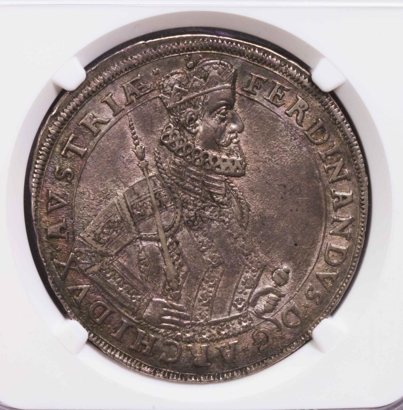 NGC-AU58 1617费迪南德泰勒大银币 稀少格拉兹厂