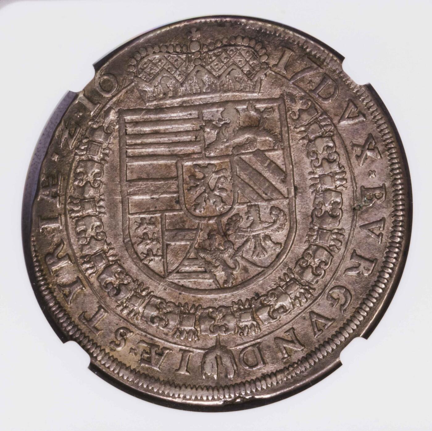 NGC-AU58 1617费迪南德泰勒大银币 稀少格拉兹厂