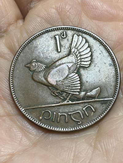 2025年第一百二十一场(总第一百四十七场）外国好品散币(免佣金) - 爱尔兰🇮🇪1928年1便士(自由邦时期首发年)