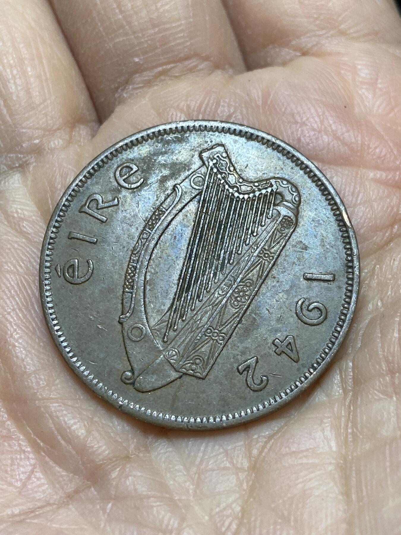 2025年第一百二十一场(总第一百四十七场）外国好品散币(免佣金) 爱尔兰🇮🇪1942年1便士(共和国时期第一套)