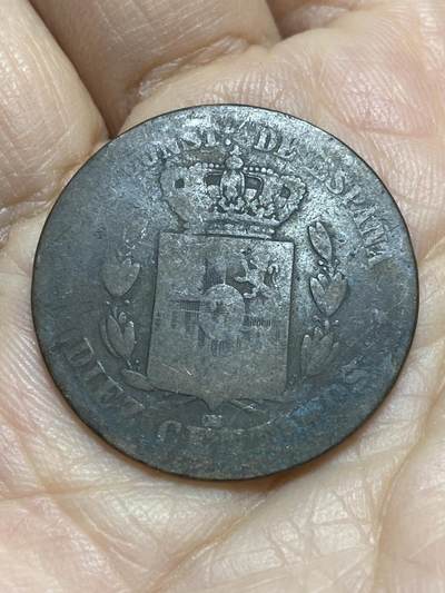 2025年第一百二十一场(总第一百四十七场）外国好品散币(免佣金) - 西班牙王国1878年10分(阿方索十二世时期)