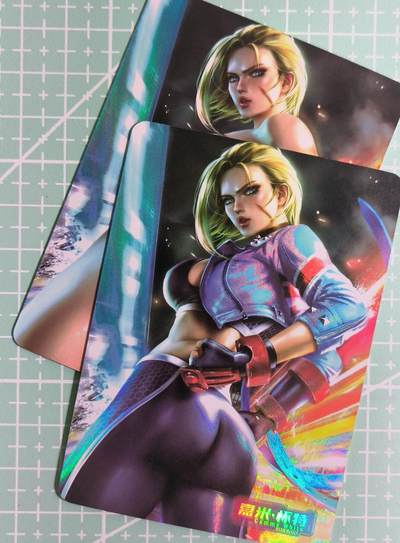 C先生卡牌 第15期 元集纪·刷子签·罐儿签·毒瘤签(持续收拍品中...) - 【彩闪】冰狗卡牌《嘉米·怀特》双服饰 艺术卡